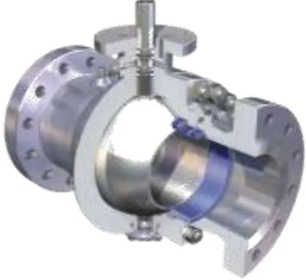 BALL VALVE 2PCS BODY TOURNION/FLOATING Gear Operated / Lever Operated(PNEUMATIC) image