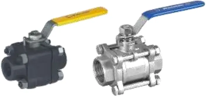 FORGED STEEL BALL VALVE 2PCS/3PCS BODY image