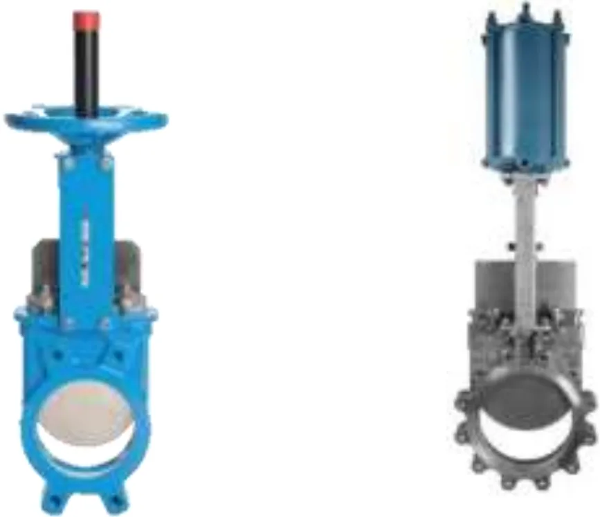 KNIFE GATE VALVE HANDWHEAL /PNEUMATIC ACTUATOR image